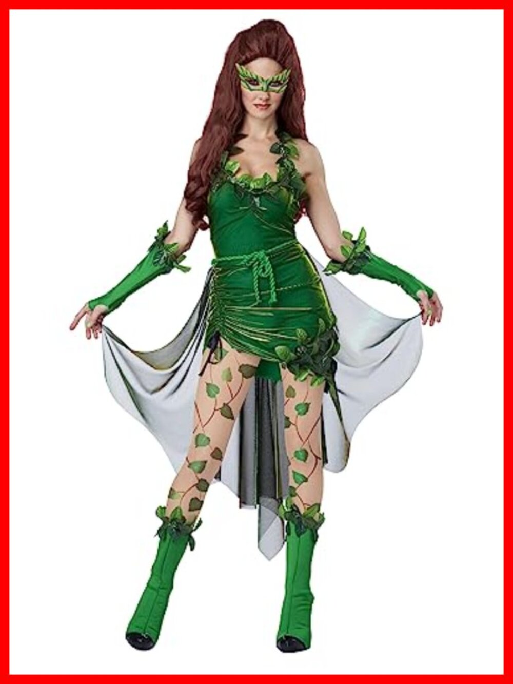 California Costumes Lethal Beauty Costume Halter Dress with Mask for Halloween